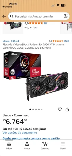 Rx 7900 xt 20gb asrock