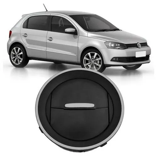 Difusor de Ar Gol G4 G5 G6 Voyage Saveiro - Aro Botao Prata valor unitário