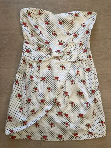 Micro Vestido tomara que caia TRF Collection