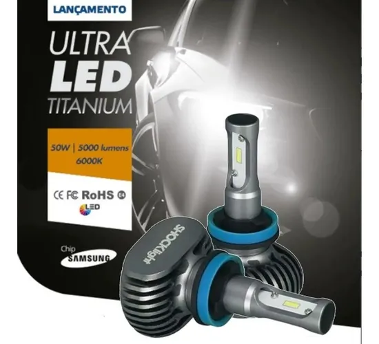 Ultraled Titanium Shocklight H1 / H3 / H7 / H8 / H11 / H13 / H16 / Hb3 / Hb4- 10Mil Lumens