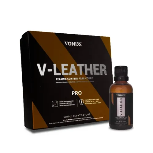 V-leather Pro 50ml Vonixx Vitrificação De Couro Automotivo