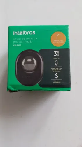 Sensor de presença p/ iluminação intelbras novo