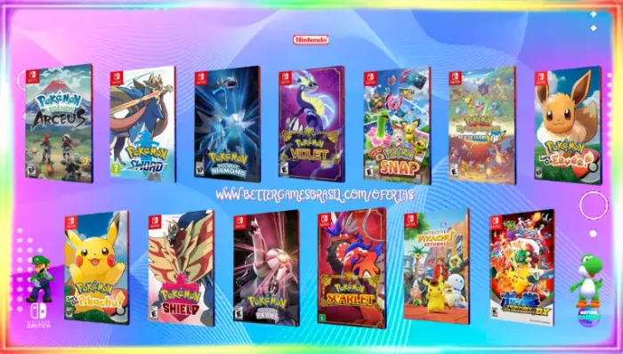 Pokemon Shield Pikachu Nintendo Eevee Arceus Sword Scarlet Violet Diamond Legends Pearl 