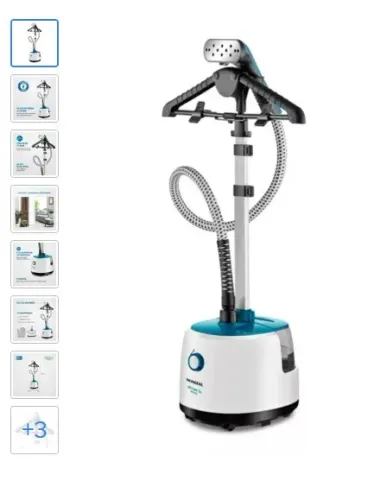 Passadeira A Vapor Vip Care Vp-07 2l 1800w Branco E Azul Mondial 110v