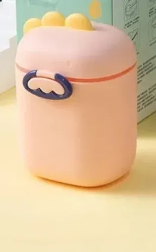 Porta Leite Em Pó Infantil Viagem Com Dosador E Nivelador