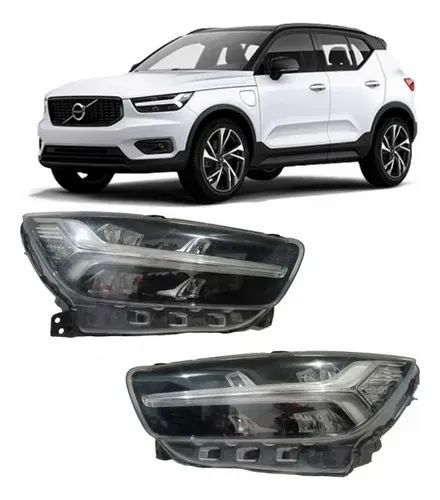 Par De Faróis Volvo Xc40 Full Led 2017 A 2023 Originais