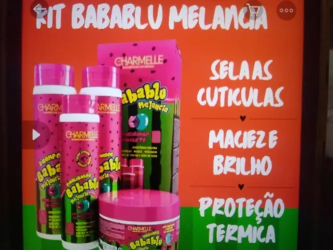 Kit capilar BABALU cheiro de melancia no
