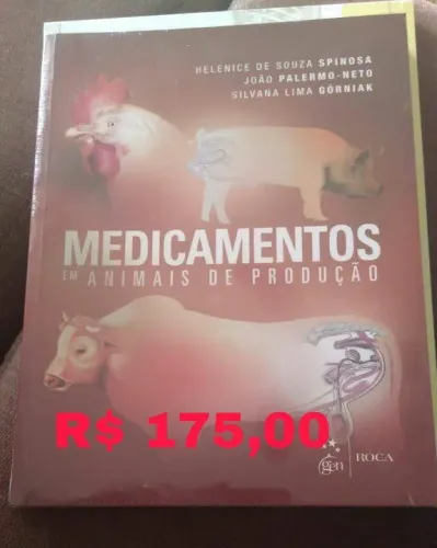 Medicina veterinária livro novo Medicamentos em animais de produção 