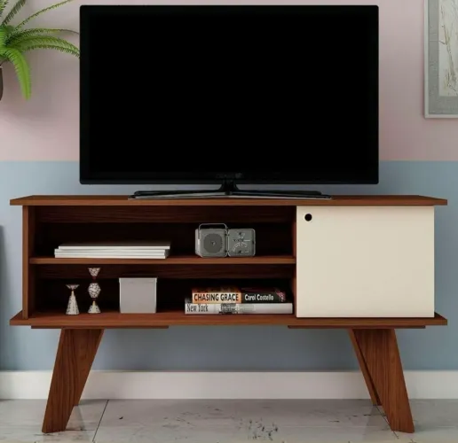 Promoção Últimas Unidades, Rack Para Tv Até 47 Polegadas Novo Na Caixa Lacrado Desmontado