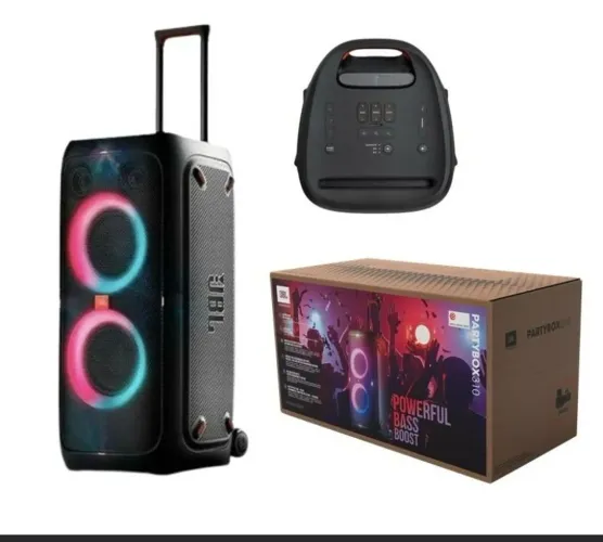 Caixa de Som JBL PartyBox 310 - Som Potente e Iluminação LED