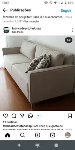 Fabricacao e reforma de sofa