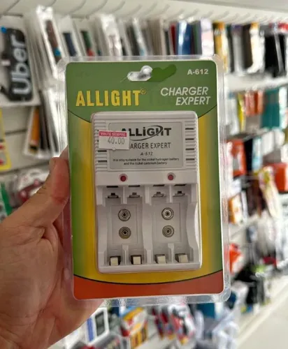 Carregador De Pilha Aa/aaa Bateria 9v Recarregável Bivol