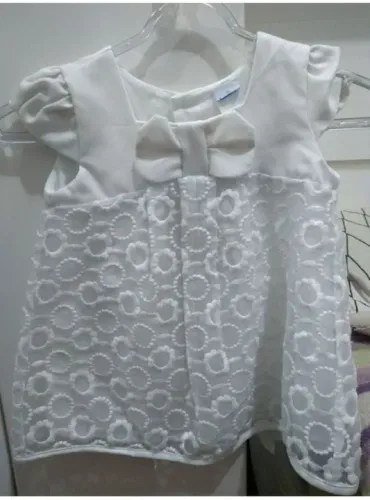 Vestido Branco Renda Tip Top