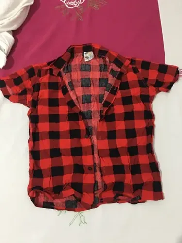 Camisa quadriculada infantil junina