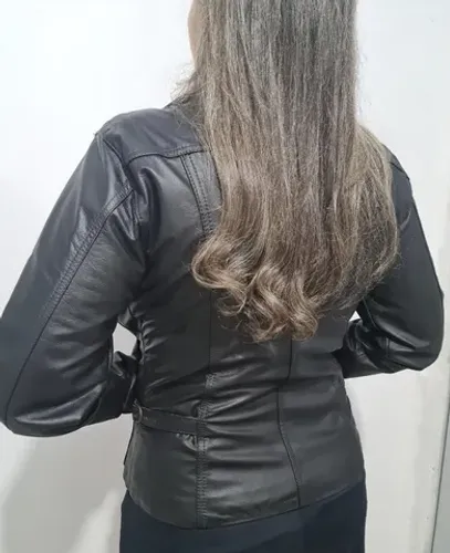 Jaquetas de couro Femininas, todas novas! Couro legítimo, couro bovino