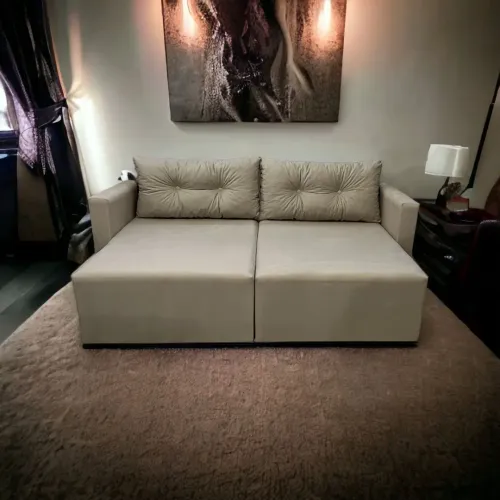 SOFÁ CAMA dois lugares GRANDE 1.95/1.20 diversas cores