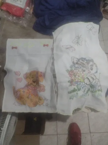 Panos de prato bordados