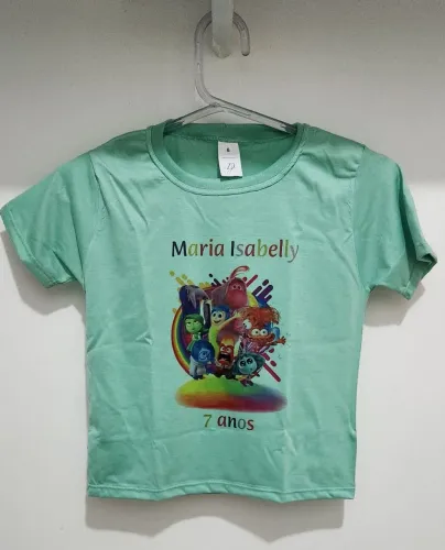 Camisetas família - Divertidamente - Maria Isabelly - 7 Anos