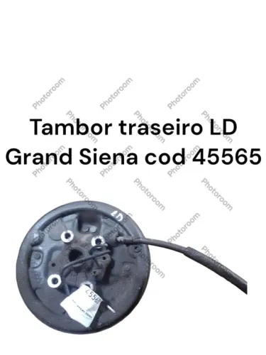 Tambor de freio traseiro Fiat Grand Siena - cod 45565