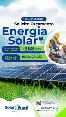 Energia solar - solicite orçamento grátis 