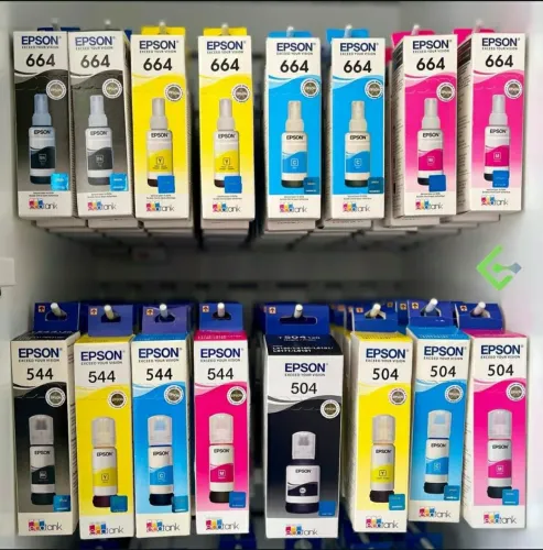 Tintas impressora compatíveis com Epson 664/ 544/ 504