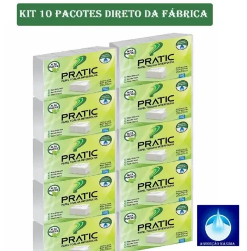 Papel toalha interfolha prátic