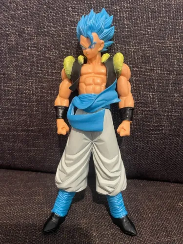 Boneco Dragon ball Gogeta super Sayajin BLUE TAG vegeta freeza cavaleiros do zodíaco