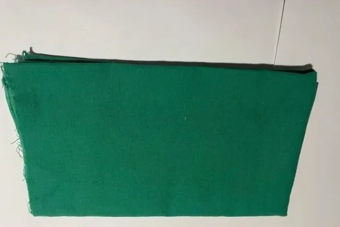 Tecido verde para artesanato
