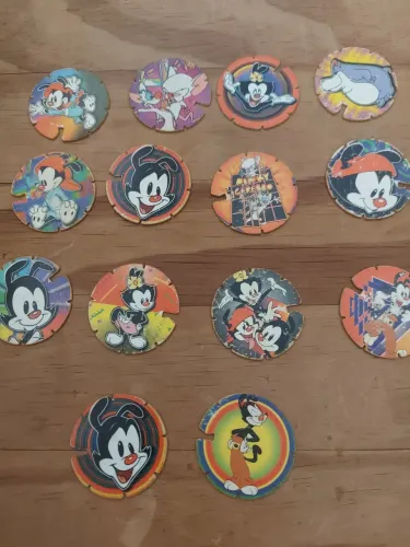 Super Tazo Animaniacs.  Relíquia! 15 unidades