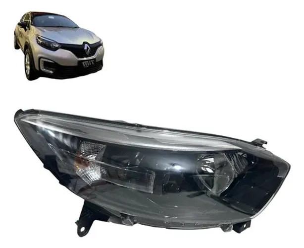 Farol Captur 2017 2018 2019 Filete Preto Direito Original Direito/passageiro