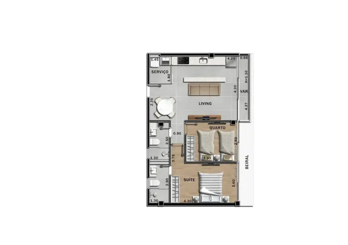Apartamento 2 quartos - São Mateus