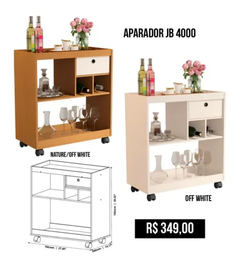 Aparador Bar JB - Elegância e Funcionalidade