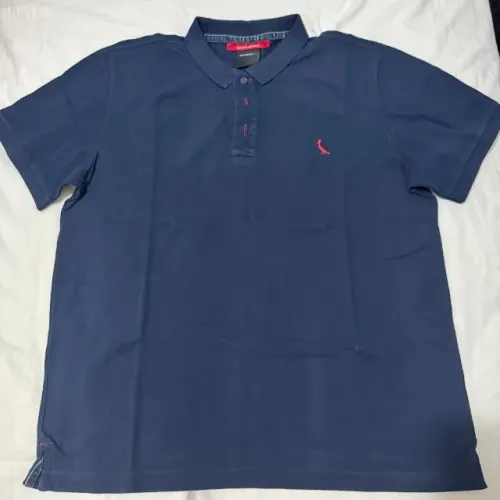 Camiseta Polo Azul Reserva Piquet Classica Tamanho Gg