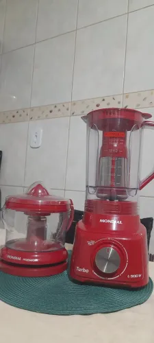 Liquidificador + espremedor de laranja usados