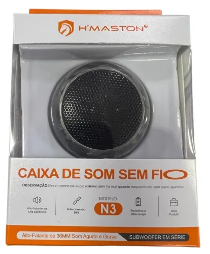 Mini Caixa De Som Hmaston Bluetooth N3