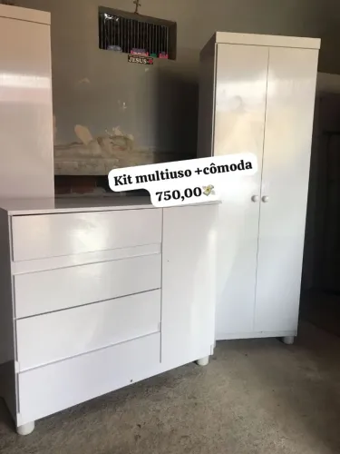 Kit Multiuso e Cômoda Infantil entrega grátis em bairros de Fortaleza e Maracanaú
