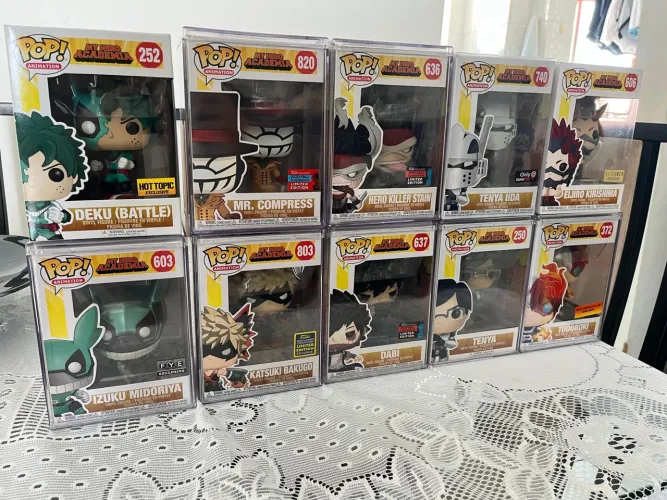 Coleção Funko Pop My Hero Academia (Boku no Hero) - Ler a descrição