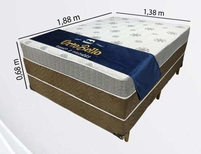 Cama Box Casal Molas Ensacadas  - Entrega Rápida 