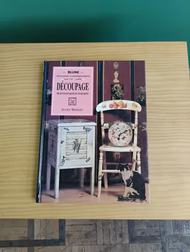 Livro - Artesanato contemporâneo de Decoupage (espanhol)
