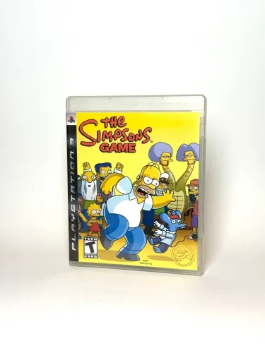 The Simpsons Game - PlayStation 3. Com encarte. Em perfeito estado. Jogo Raro