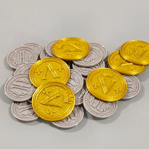 Moedas Do Jogo Coup - Impressão 3D