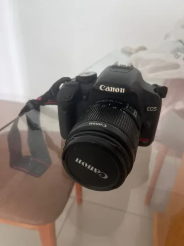 Canon Rebel T1i + Lente 18-55 - Bom estado