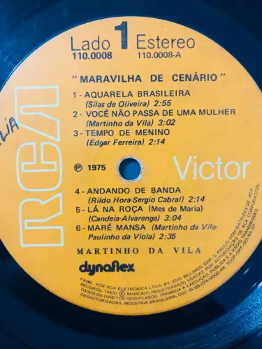 Disco de Vinil Martnho da Vila - Maravilha de Cenário