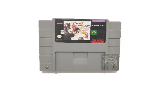 Jogo Chrono triger com a melhor tradução super Nintendo, repro.