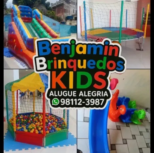 Aluguel de brinquedos para crianças