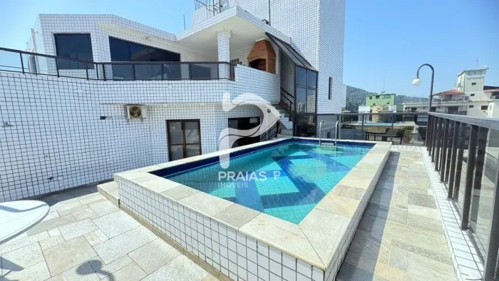 Cobertura Duplex com piscina, 3 dormitórios, Enseada, Guarujá