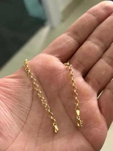 Pulseira nova elo português 18k