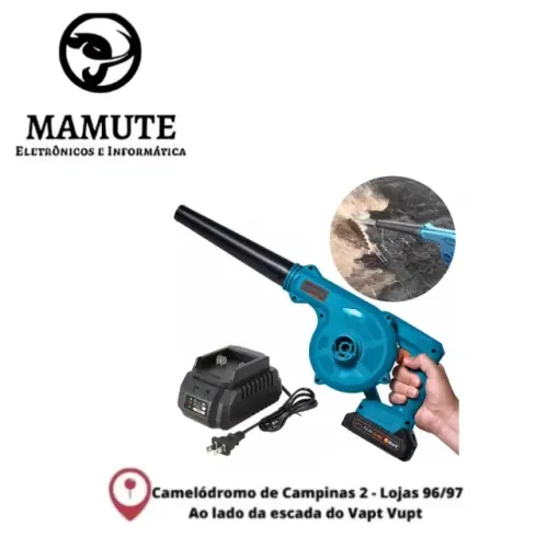 Soprador Aspirador De Pó Folhas Recarregável 