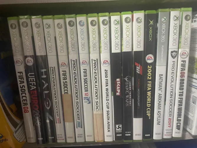 Lote kit 16 jogos Xbox 360 vários lacrados de fábrica 