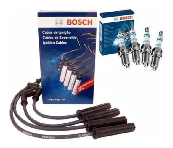 Kit Jogo Cabo E Velas Renault Logan Sandero Symbol 1.6 8v